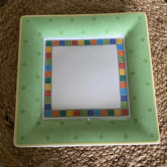 Bundle of 3 Villeroy & Boch salad plates in 3 different designs